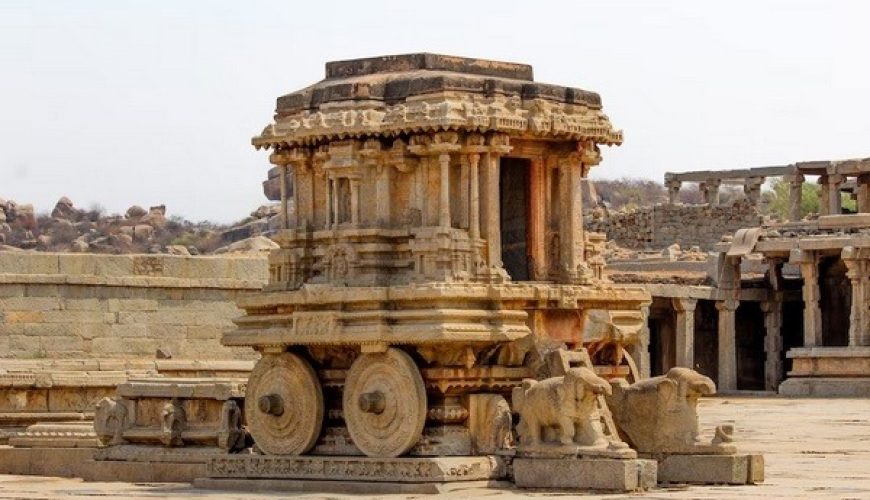 "Ancient ruins of Hampi, Karnataka heritage tour