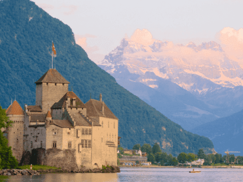 Chambery Geneva Gruyeres Chillon Leysin tour