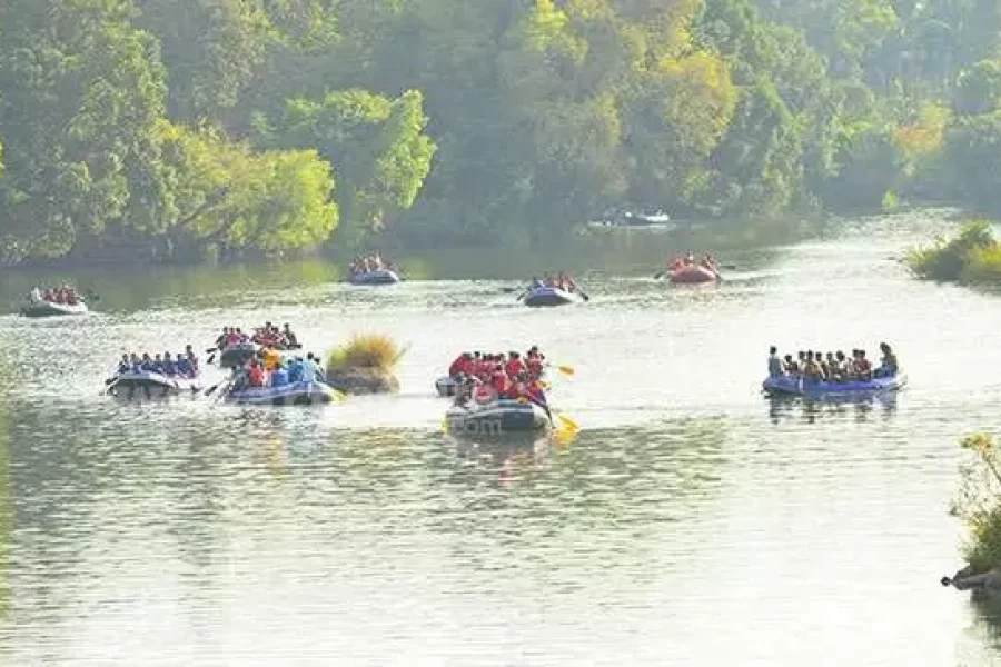 kaveri nisargadhama forest park coorg boating