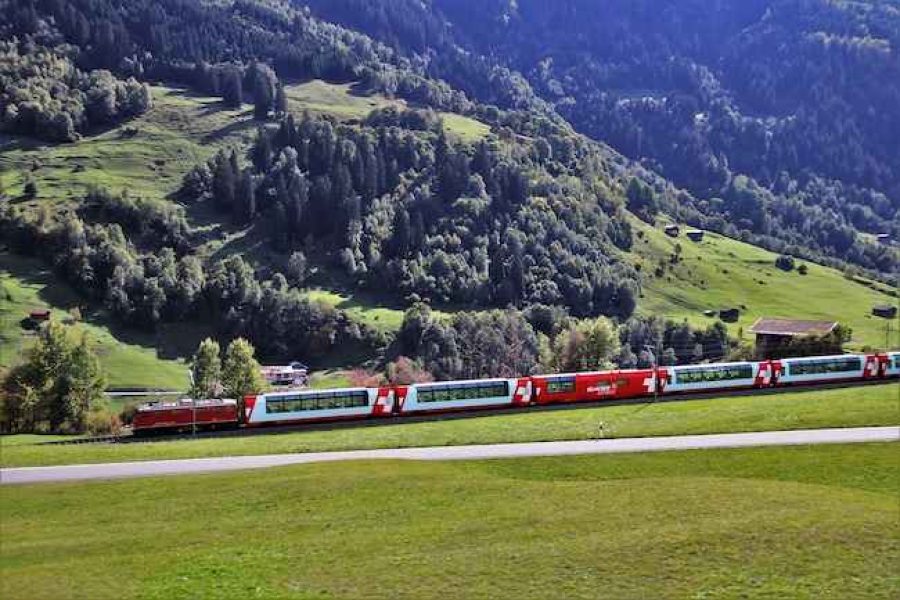Switzerland Zurich by train