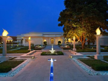 The Oberoi Sukhvilas Spa Resort, New Chandigarh view